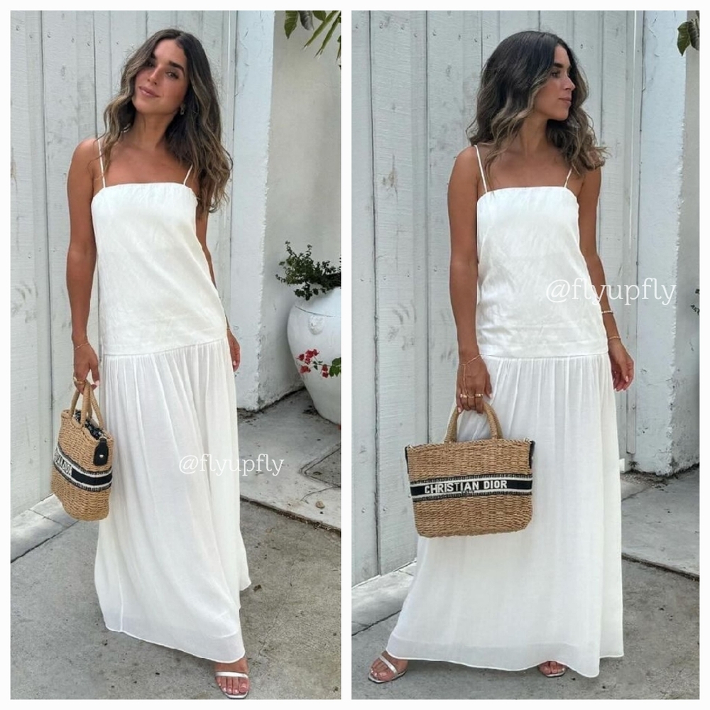 Zara White Maxi Dress